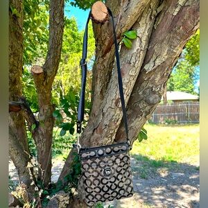 Classic Print Coach Crossbody